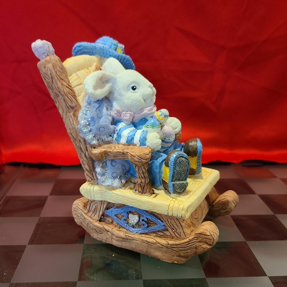 Bunny Rabbit Rocking Chair Decor for sale - Picture 11 of 15